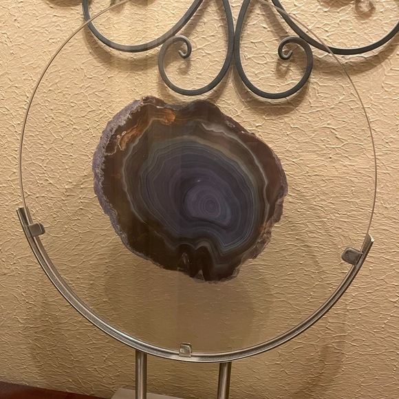 Z Gallerie Art Z Gallerie Faux Agate On Acrylic Art Poshmark